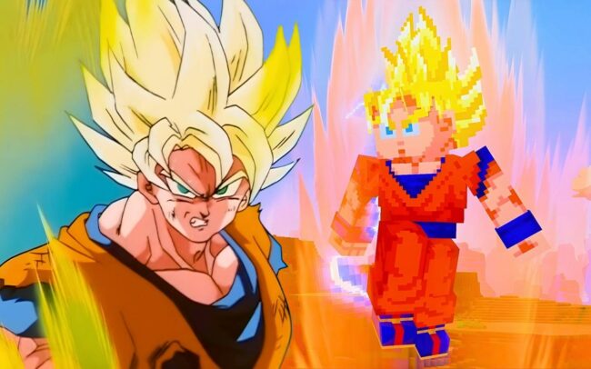 L'incroyable rencontre entre goku et minecraft : un défi épique pour les fans de dragon ball