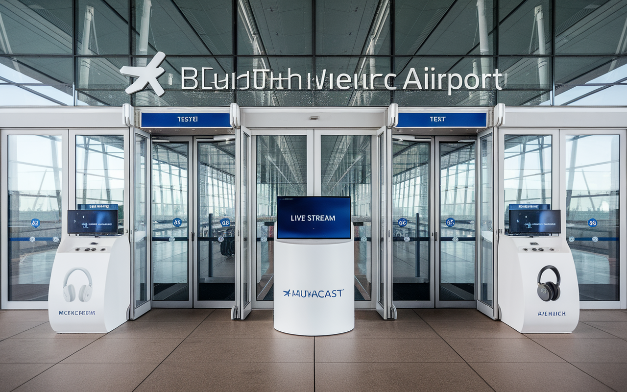 10 portes testées, Bluetooth Auracast en direct, annonces sur 2 types de casques, ce que l’aéroport de Munich surprend aux voyageurs