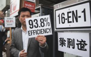 16-en-1, 93,8% de rendement, record mondial Guinness pour l’e-drive chinois, ce que cette techno surprend chez les concurrents