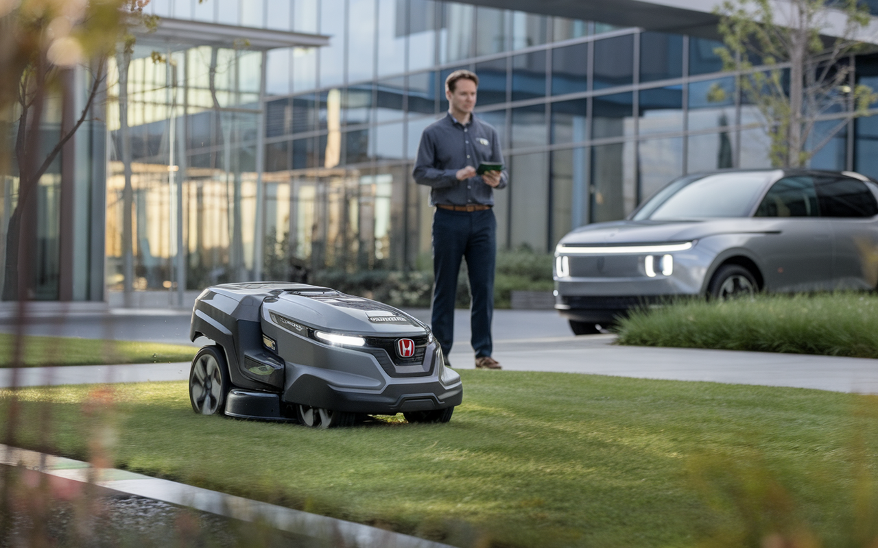 3 modèles autonomes, batteries 56 V, tondeuses électriques Honda pour pros, ce marché à 2,8 Md$ surprend les concurrents