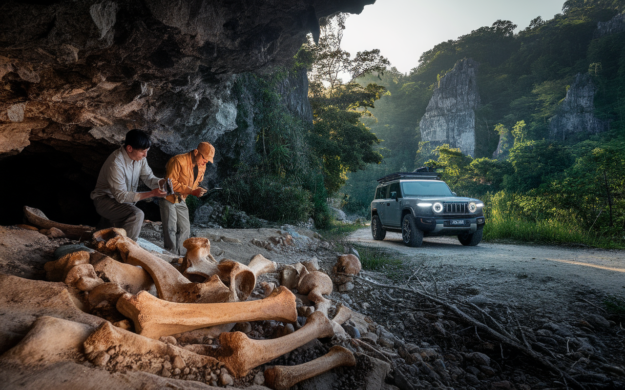 60 km de mer, 1,0 m de haut, sur Flores les « Hobbits » auraient charogné les proies des dragons de Komodo, inattendu