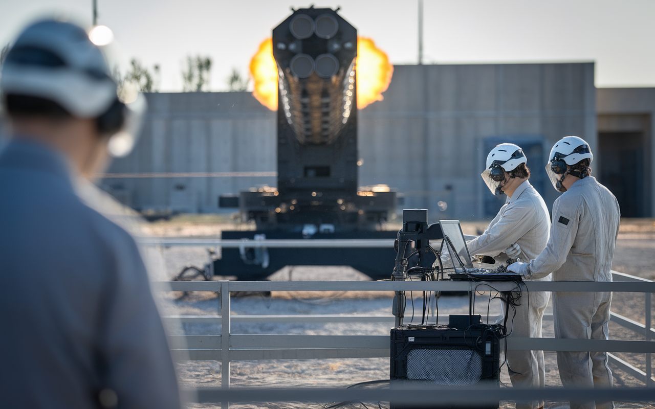 1er tir extérieur, railgun électromagnétique en vol libre, site de Baldersheim, ce test impressionnant surprend les experts militaires