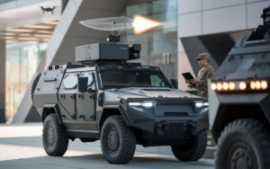 2 capteurs, filet à 3 m, DefendAir stoppe les drones FPV avant l’impact sur les véhicules blindés, ce que l’armée doit affronter